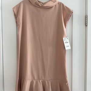 Zara Casual Dress in Soft Pink